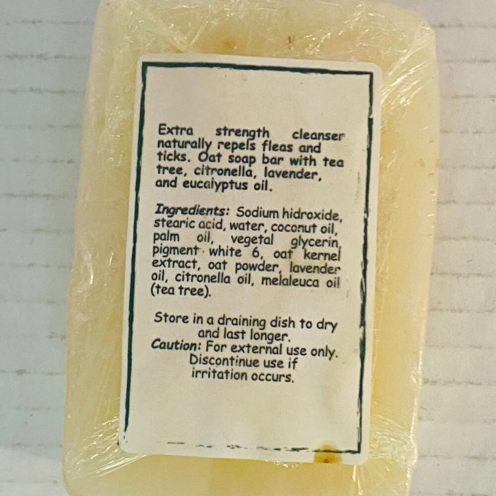 BeNat Pets. All-Natural Pet Shampoo Bar. Oat. 3.5 oz